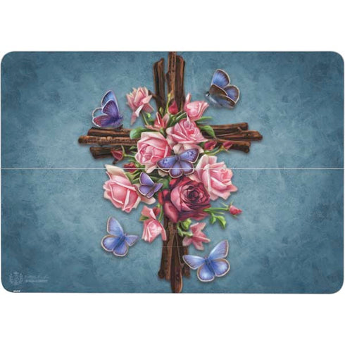 Brigid Ashwood Flower Cross Surface Laptop Studio Skin